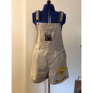 Vintage 90’s Looney Tunes overalls